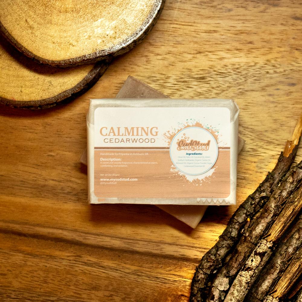 Calming Cedarwood Soap Bar - Sud Stud